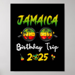 Affiche Voyage d'anniversaire en Jamaïque 2025 Vacances en