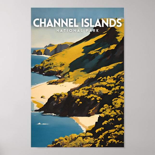 Affiche Voyage dans le parc national des îles Channel (Devant)