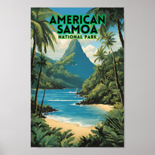 Affiche Voyage dans le parc national des Samoa américaines
