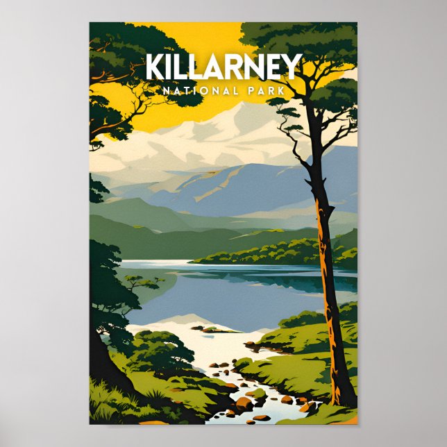 Affiche Voyage dans le parc national Killarney (Devant)
