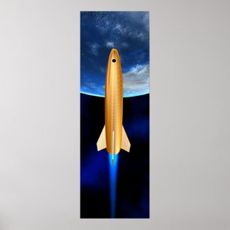Affiche voyage dans les étoiles