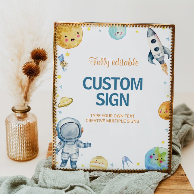 Affiche Voyage dans l'espace extra-atmosphérique Galaxie T (Créateur téléchargé)