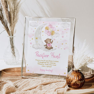 Affiche Voyage de chasse Pacifique Jeu Girl Teddy Bear Bal