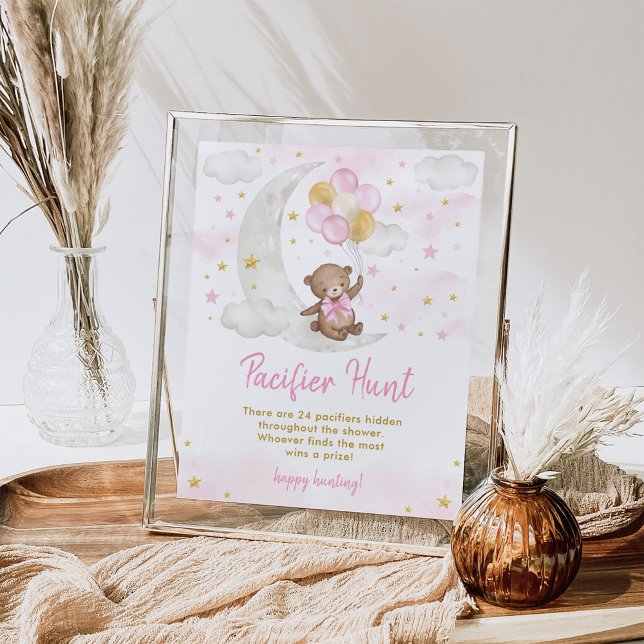 Affiche Voyage de chasse Pacifique Jeu Girl Teddy Bear Bal (Créateur téléchargé)