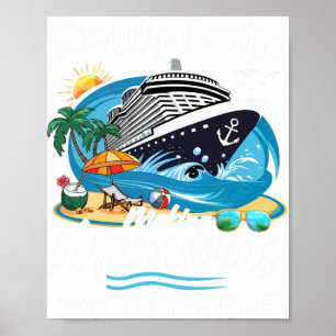 Affiche Voyage de croisière Vacation Famille Correspondanc
