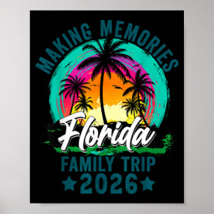 Affiche Voyage de famille en Floride été 2026 vacances fam