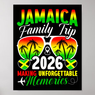 Affiche Voyage de famille en Jamaïque 2026 Création de sou