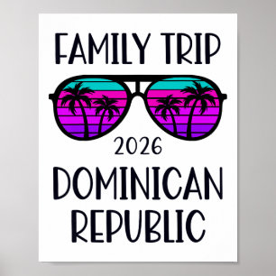 Affiche Voyage de famille en République dominicaine Corres
