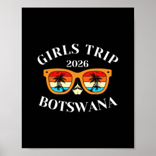 Affiche Voyage de filles 2026 Botswana Croisière Vacances