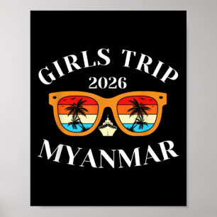 Affiche Voyage de filles 2026 Myanmar Spring Break 2026 Cr