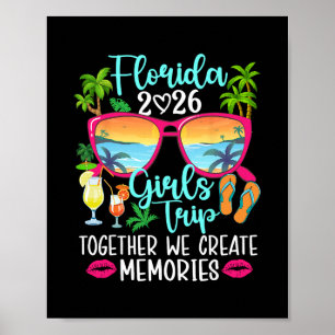 Affiche Voyage de filles en Floride 2026 Créer des souveni