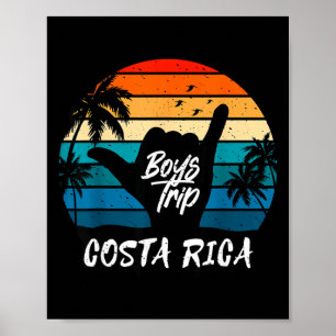 Affiche Voyage de gars au Costa Rica, tenue assortie