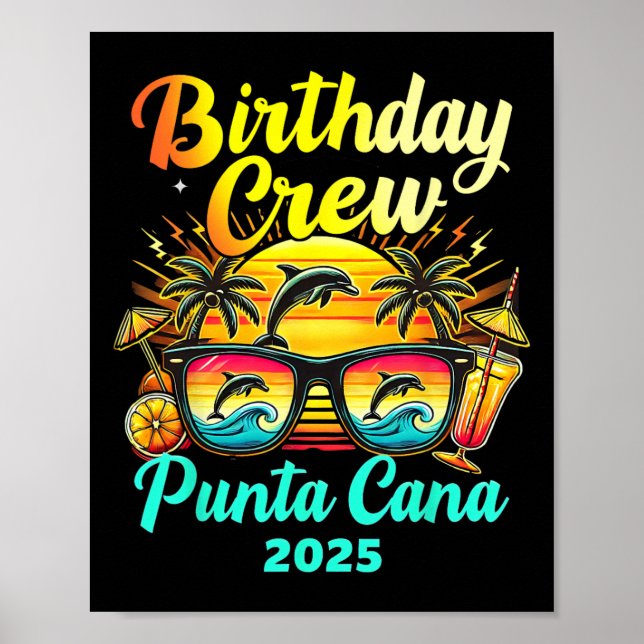 Affiche Voyage de groupe correspondant pour l'anniversaire (Devant)