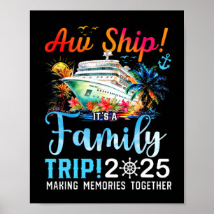 Affiche Voyage de la famille Retor 2025 Croisière de corre