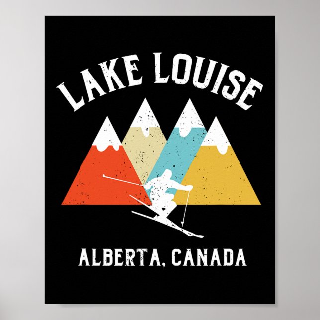 Affiche Voyage de Louise Alberta Canada (Devant)