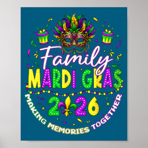 Affiche Voyage de Mardi Gras en famille 2026 Orléans Drôle
