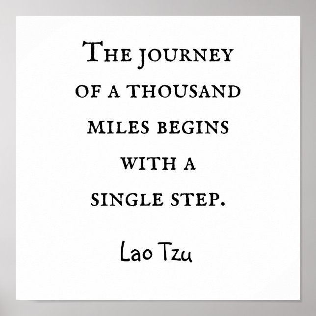 Affiche Voyage de mille marches (Devant)