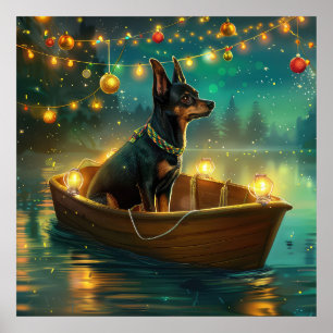 Affiche Voyage de Noël de l'Australian Kelpie
