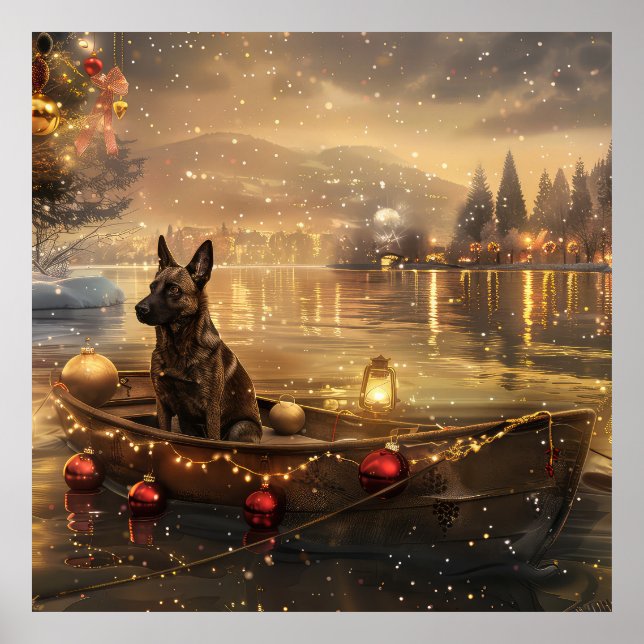 Affiche Voyage de Noël de Malinoi en Belgique (Devant)