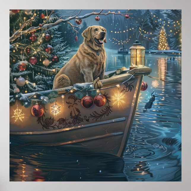 Affiche Voyage de Noël festif au Labrador (Devant)