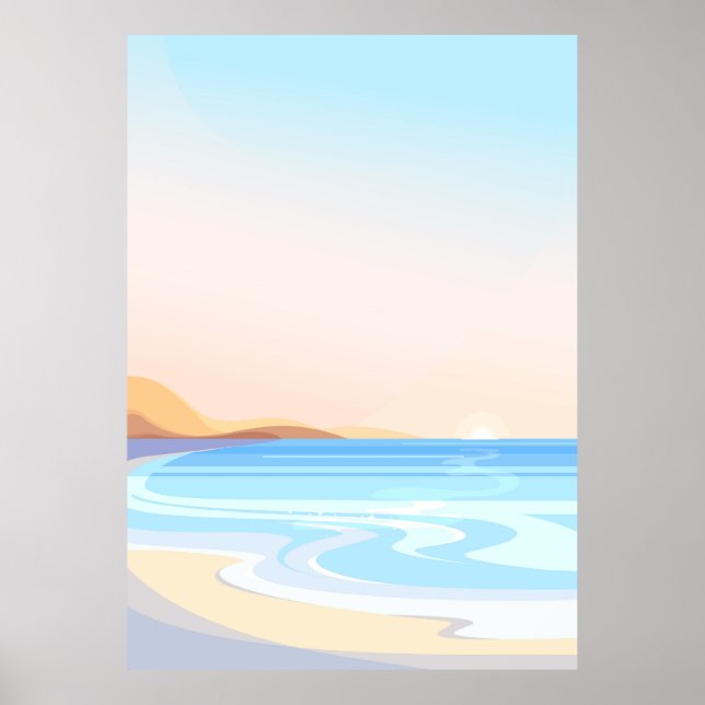 Affiche Voyage de plage (Devant)