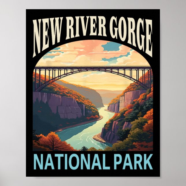 Affiche Voyage de randonnée et de camping dans le parc nat (Devant)