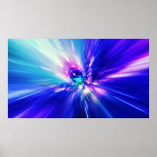 Affiche Voyage de temps interstellaire et hyper-saut dans 