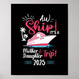 Affiche Voyage de vacances mère fille 2025 croisière assor