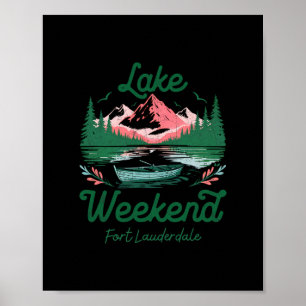 Affiche Voyage de week-end au lac à Fort Lauderdale Florid