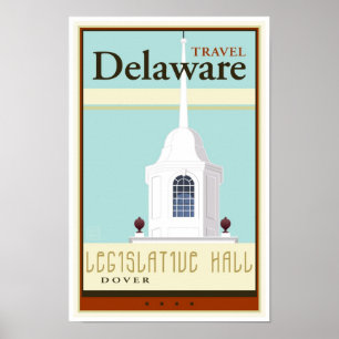 Affiche Voyage Delaware