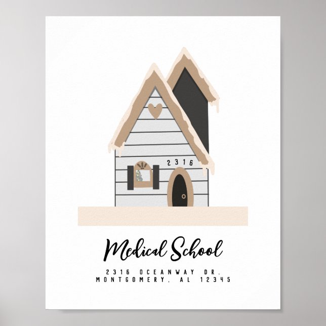 Affiche Voyage d'entraînement Médicale sur mesure (Devant)