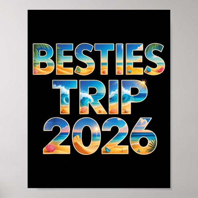 Affiche Voyage des meilleures amies 2026 croisière de vaca (Devant)