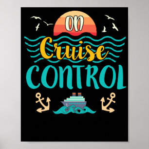 Affiche Voyage d'été sur le contrôle des croisières
