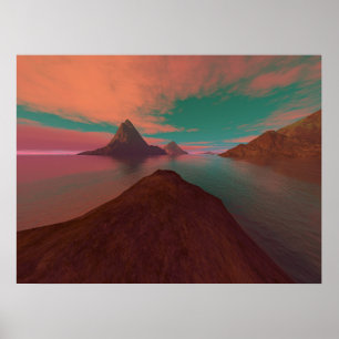 Affiche Voyage d'île en île