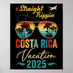 Affiche Voyage droit Costa Rica 2025 Famille Été Vac