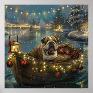 Affiche Voyage du festival de Noël de Bulldog