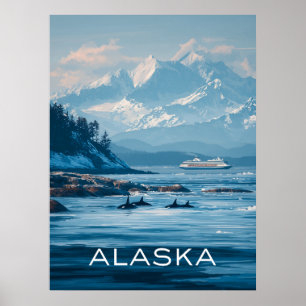 Affiche Voyage en Alaska