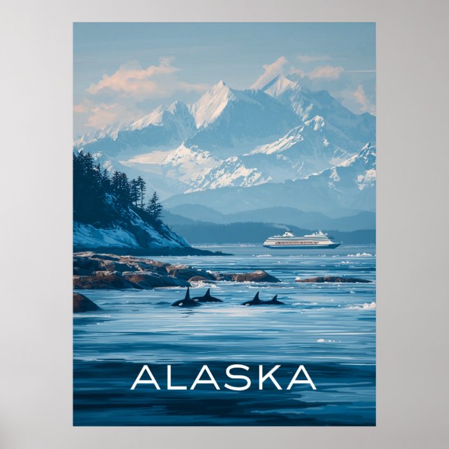 Affiche Voyage en Alaska (Devant)