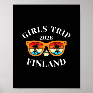 Affiche Voyage en croisière en Finlande pour filles 2026 V