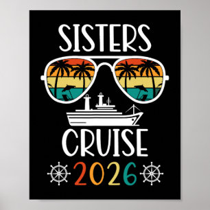 Affiche Voyage en croisière pour femmes en 2026 pour le we