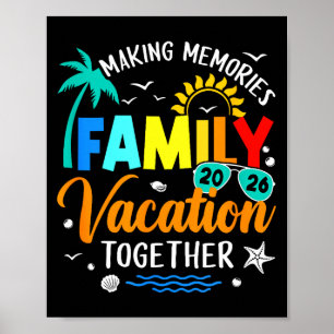 Affiche Voyage en famille vacances 2026 été correspondance