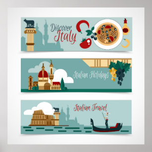 Affiche Voyage en Italie