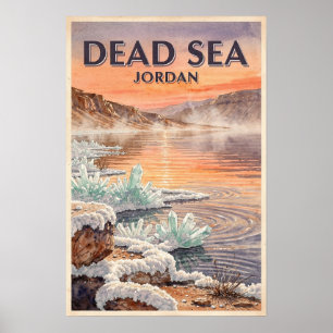 Affiche Voyage en Jordanie sur la mer Morte