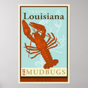 Affiche Voyage en Louisiane