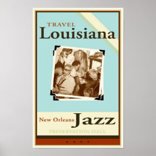 Affiche Voyage en Louisiane