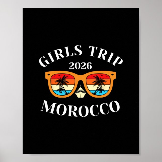 Affiche Voyage entre filles 2026 Maroc Spring Break 2026 C (Devant)