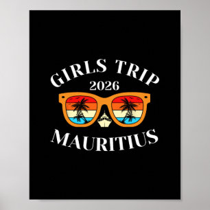 Affiche Voyage entre filles 2026 Mauritius Vacances de pri