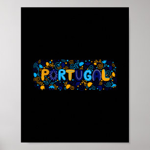 Affiche Voyage Europe Portugal Lisbon Portugais Vacances