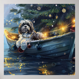Affiche Voyage festif de Noël Havanais