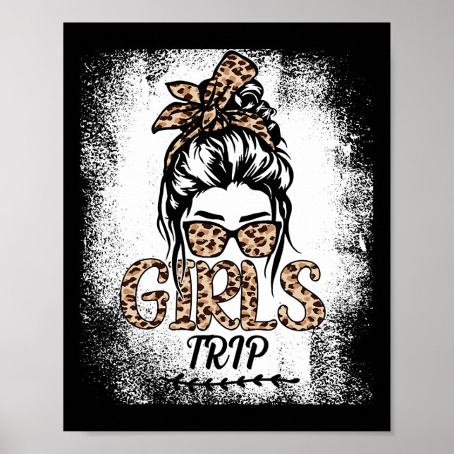Affiche Voyage Filles 2025 Chignon Méssy Léopard Meilleure (Devant)